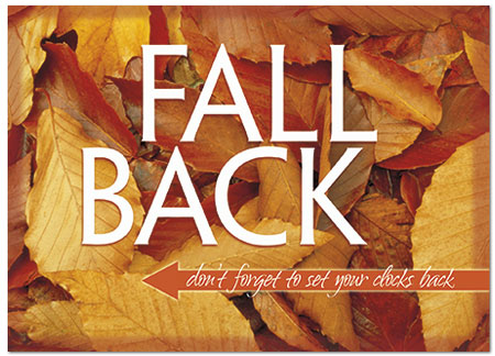 Fall Back Arrow Card D5091D-Y