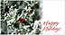 Holly Berries Holiday Card X585T-B