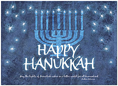 Happy Hanukkah Card D2222U-A