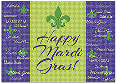 Happy Mardi Gras Card D5088D-Y