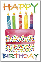 Painted Cake Postcard A7030P-ZZ