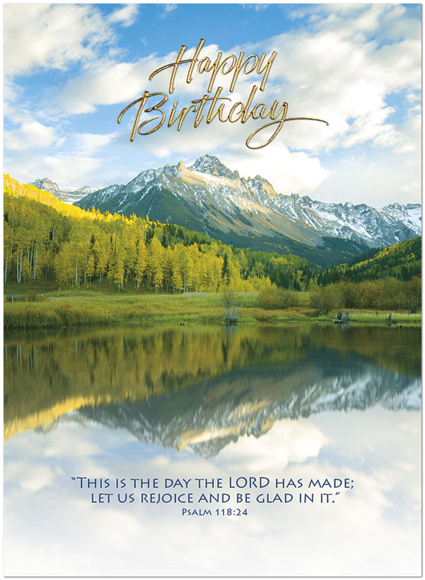 Rejoice Birthday Card | Religious Birthday Cards | Posty Cards