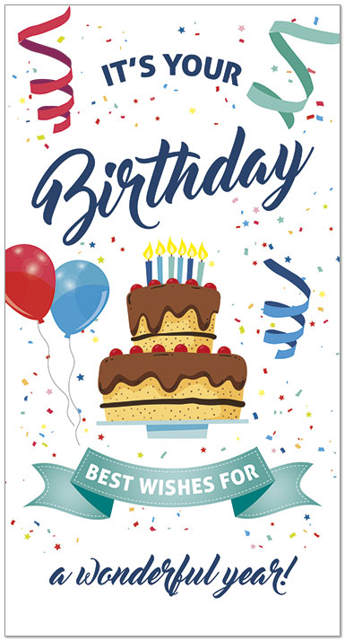 Wonderful Party Birthday Card | Business Birthday Card | Posty Cards