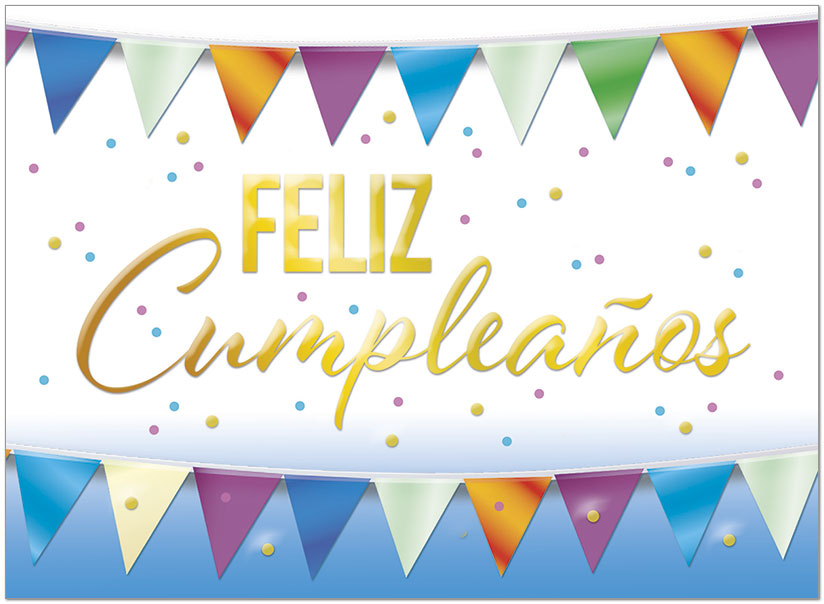 Feliz Cumpleaños Banner D2917U-Y