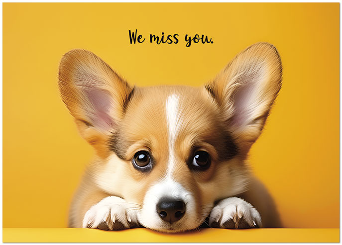 Custom Puppy Meme Card D2963D-V