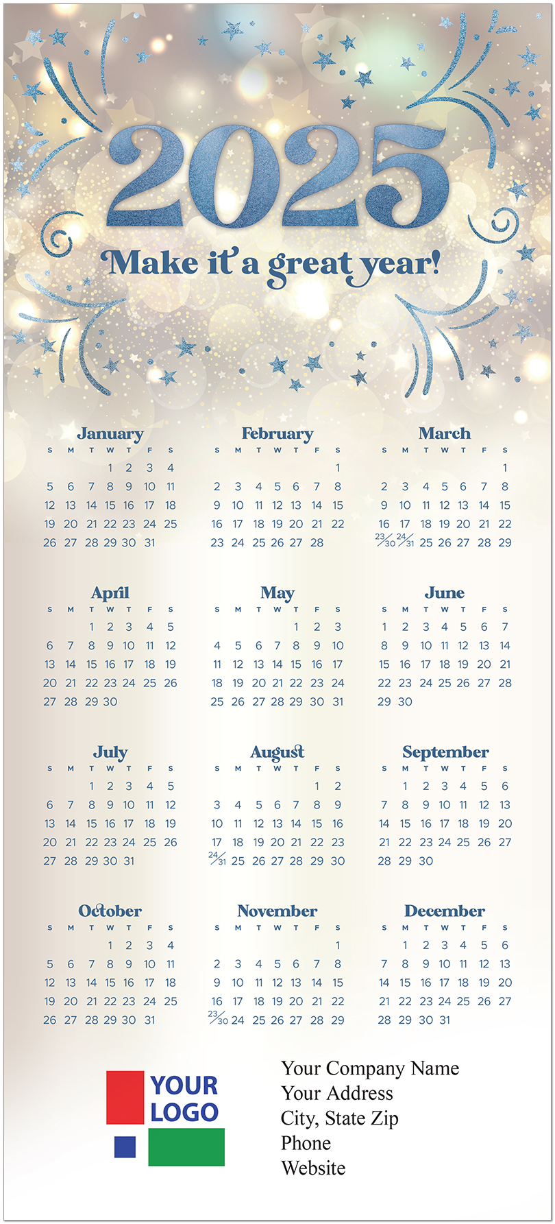 Great Year Calendar Card C2798U-AA