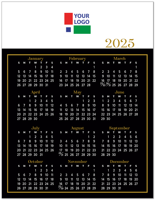 Modern Magnetic Promo Calendar D2809Q-4B