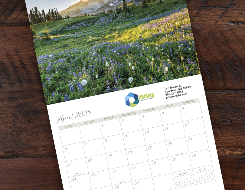 Scenic Seasons Wall Calendar DWM1025