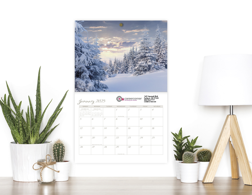 Scenic Seasons Wall Calendar DWM1025