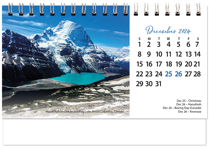 Scenic World Desk Calendar SW2025