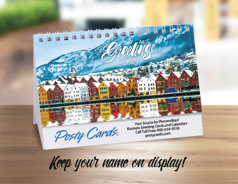 Desk Tent Calendars - Business Desk Flip Calendars | Posty Cards