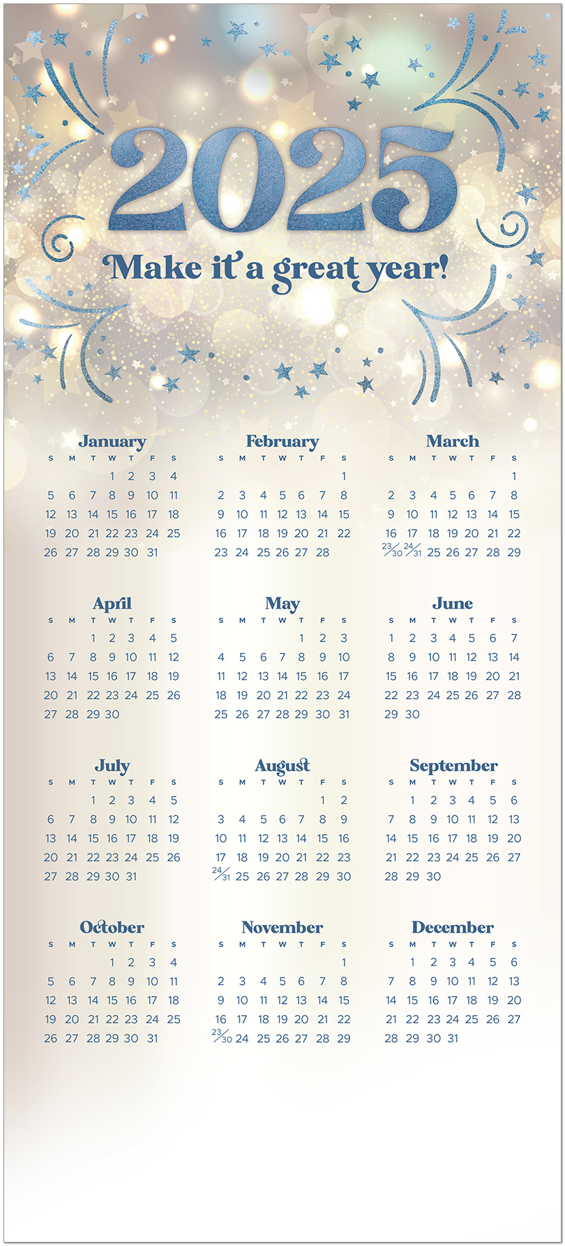 Great Year Calendar Card C2798U-AA