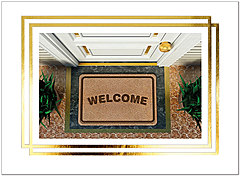 Welcome Mat Greeting Card A9050U-X