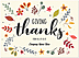 Giving Thanks Name Card D2785U-4B