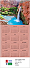 Havasu Falls Calendar Card C2794U-AA