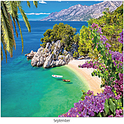 Scenic Beaches Wall Calendar DWP1525